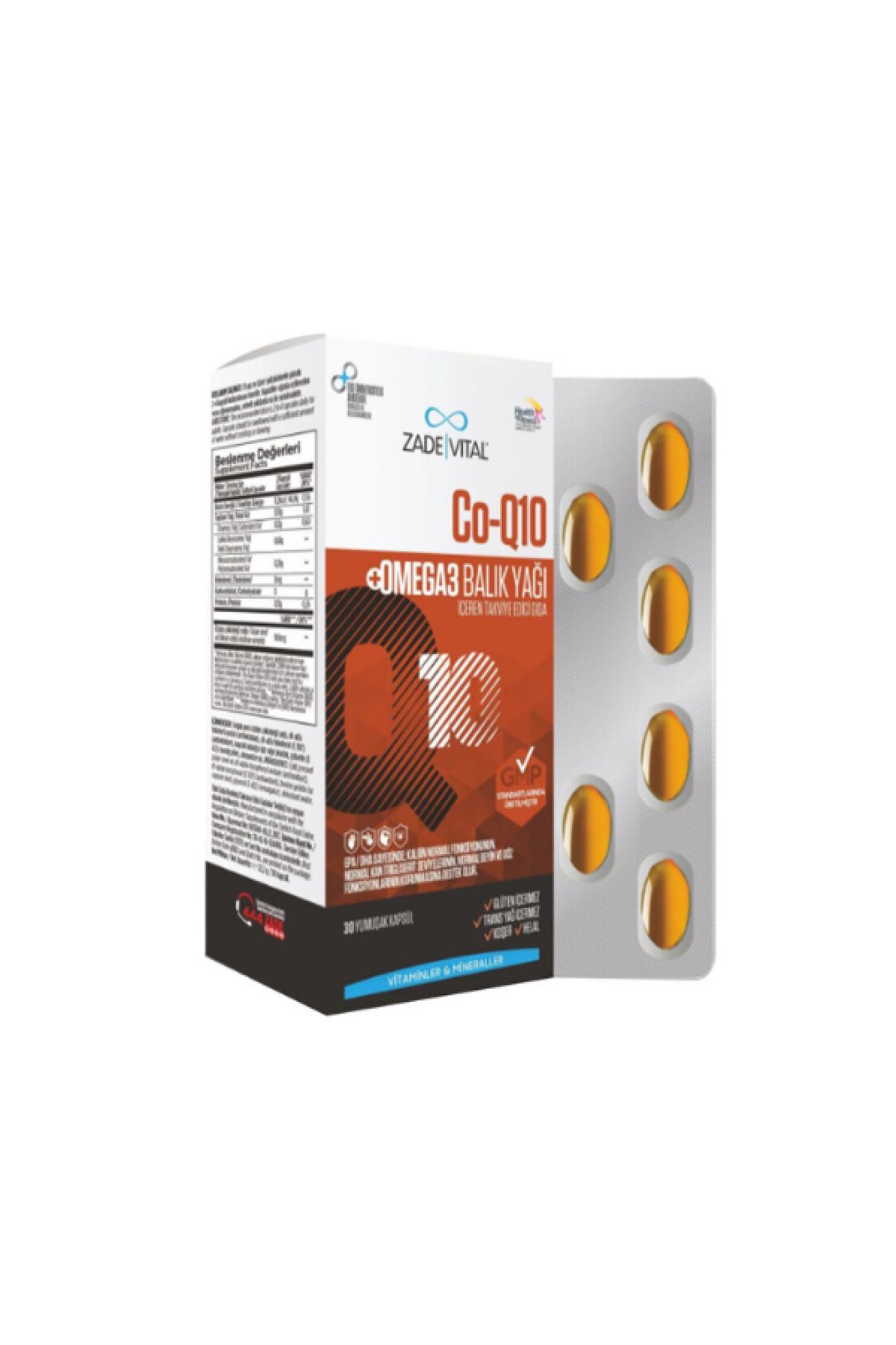 ZADE VITAL COQ10+OMEGA KOENZIM