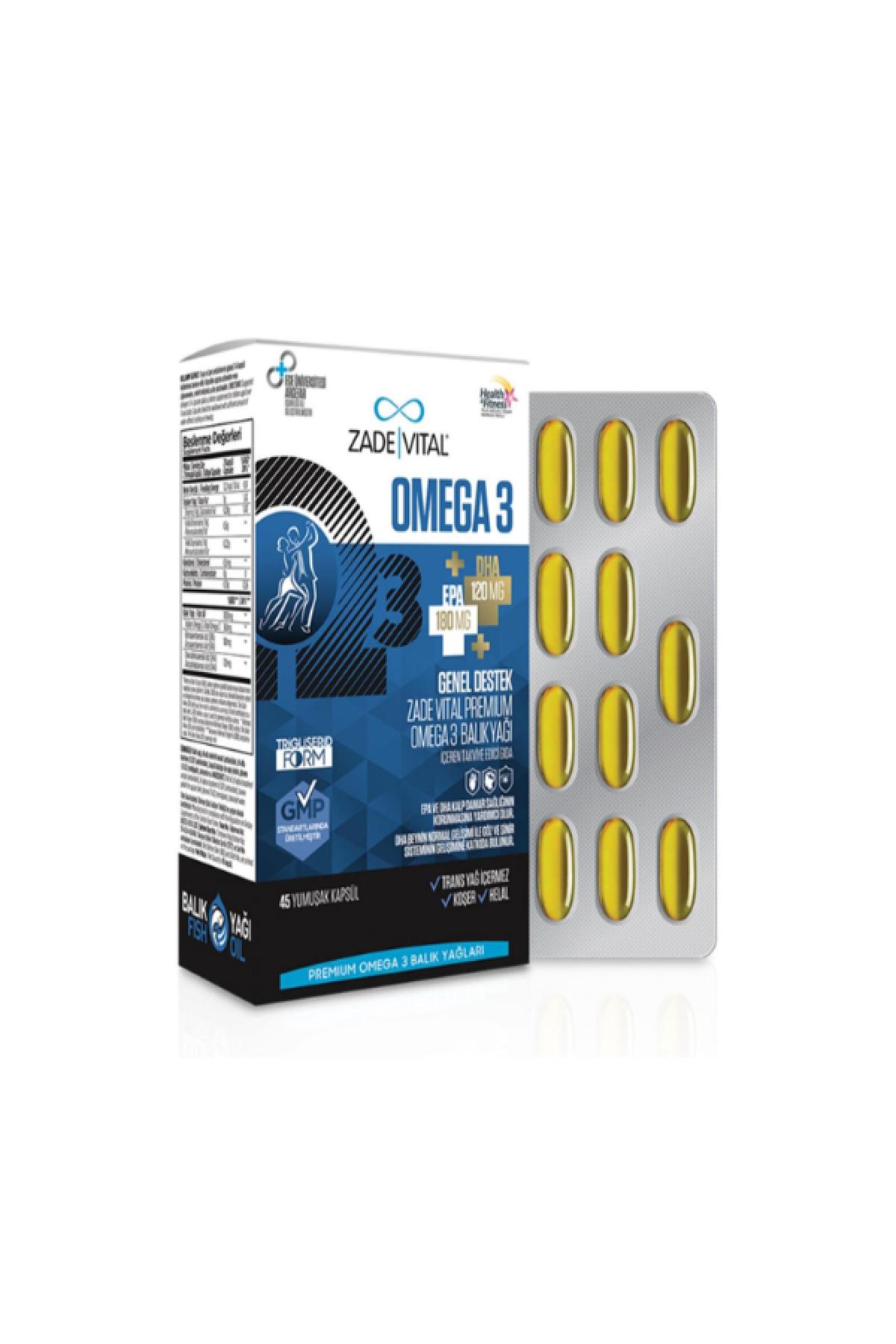 ZADE VITAL OMEGA3 GENELDES 45K