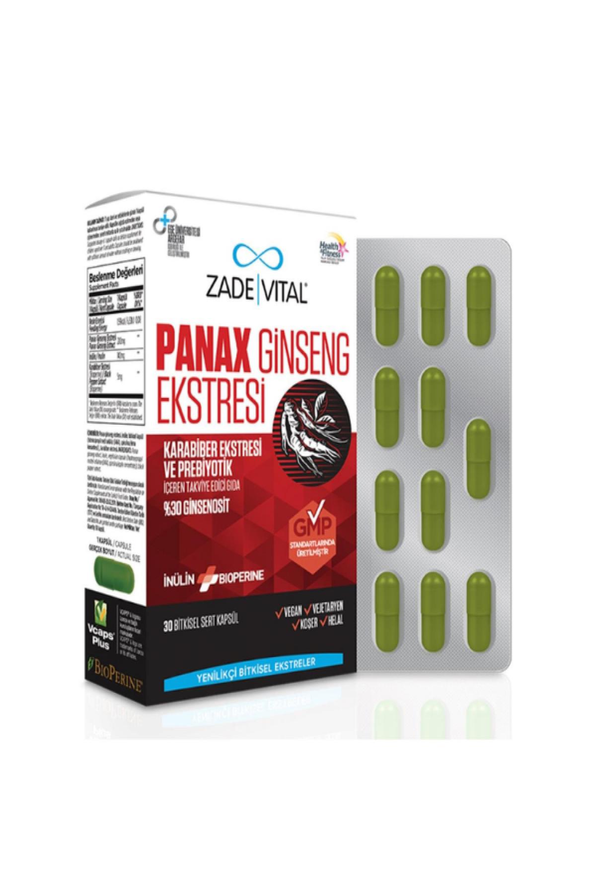 ZADE VITAL PANAX GINSENG 30